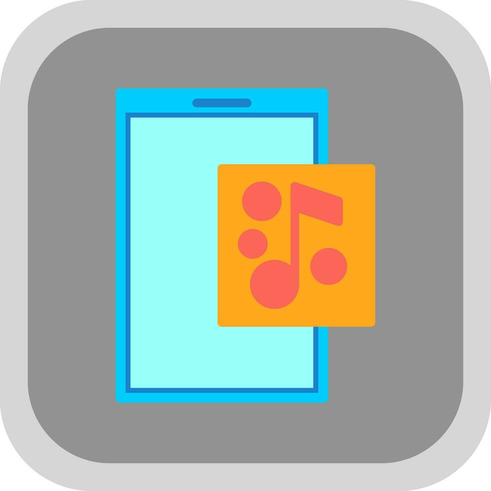 muziek- app vector icoon ontwerp