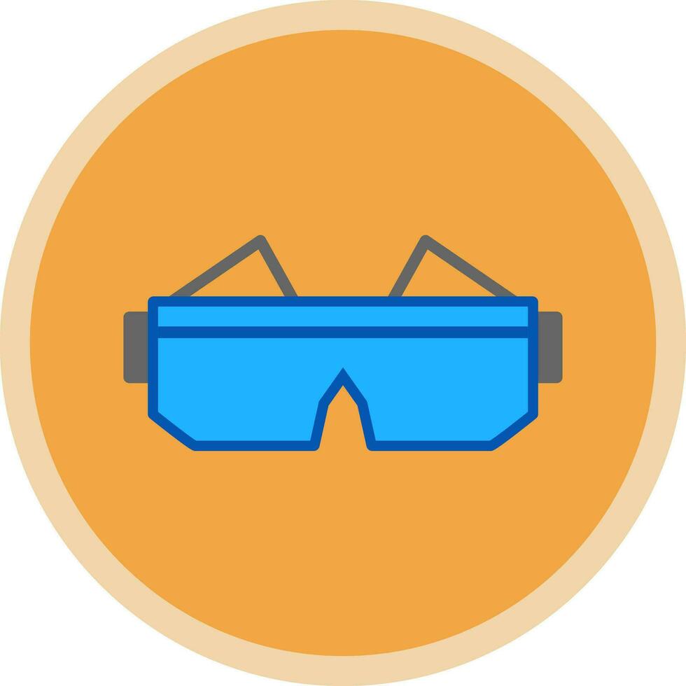 veiligheid stofbril vector icoon ontwerp