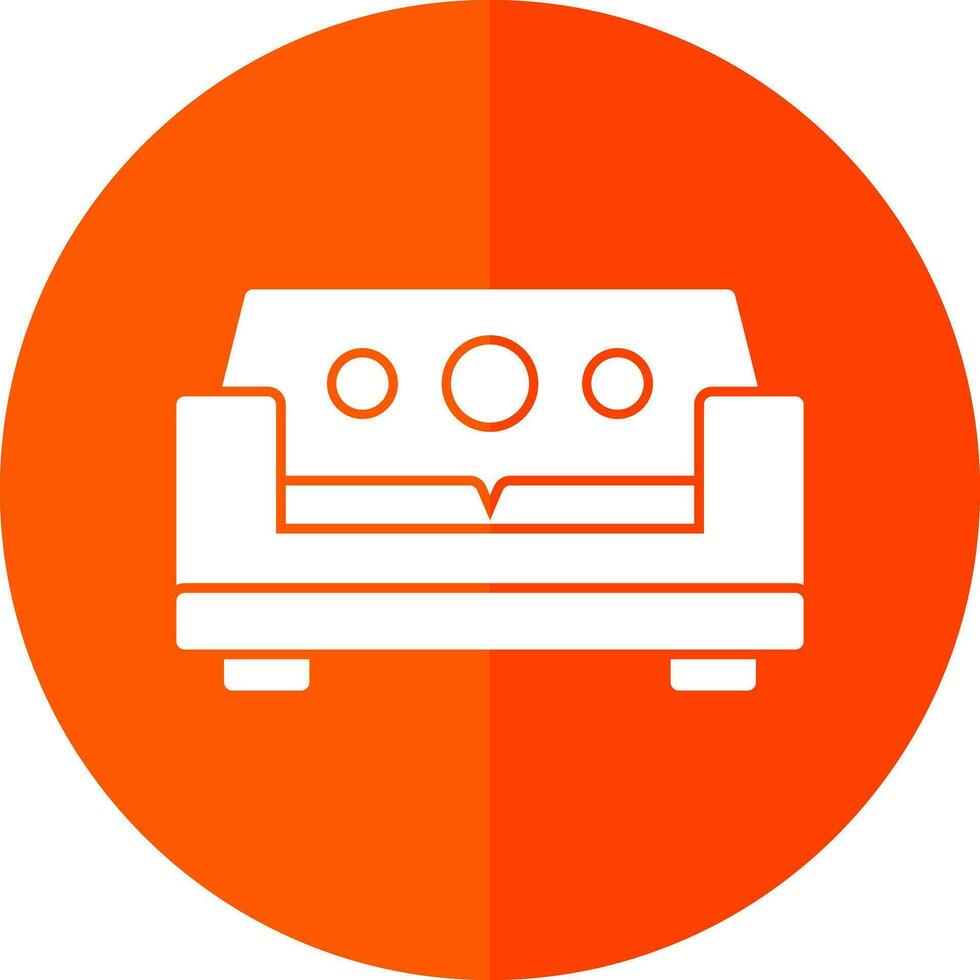 sofa vector icoon ontwerp
