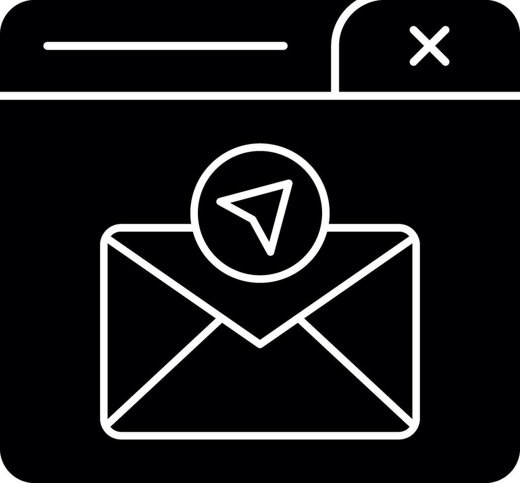 sturen mail vector icoon ontwerp
