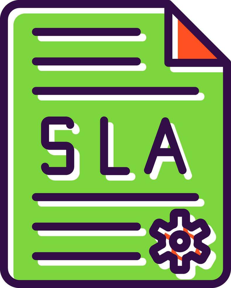 sla vector icoon ontwerp