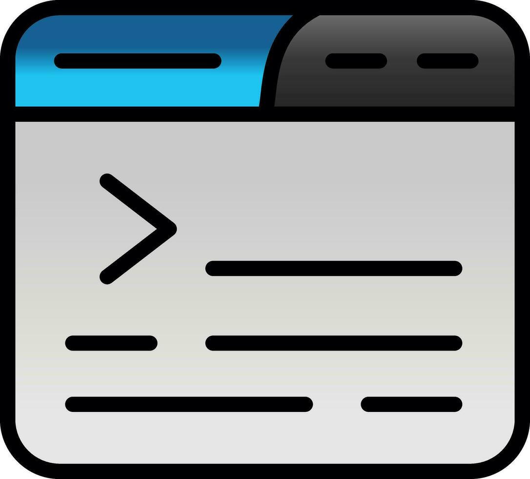 terminal vector icoon ontwerp