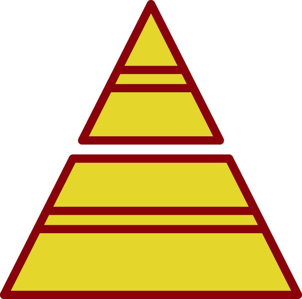 piramide vector icoon ontwerp