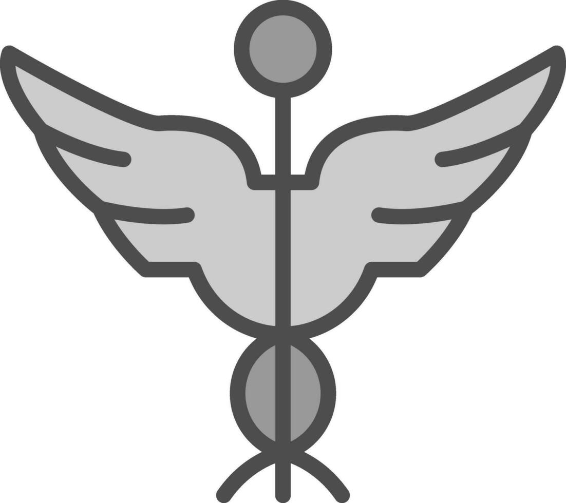 caduceus vector icoon ontwerp