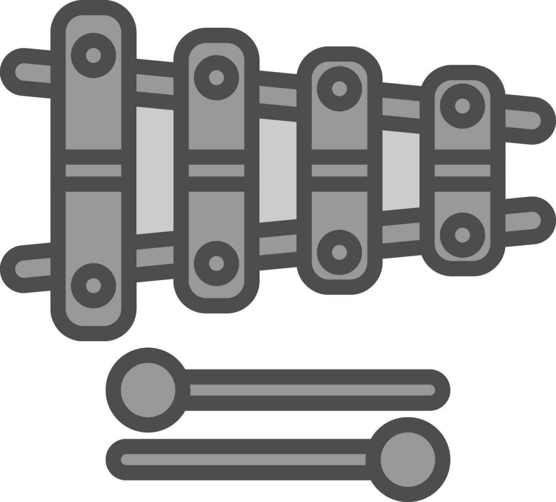 xylofoon vector icoon ontwerp