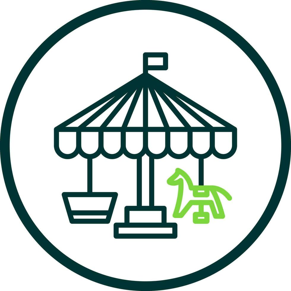 carrousel vector icoon ontwerp