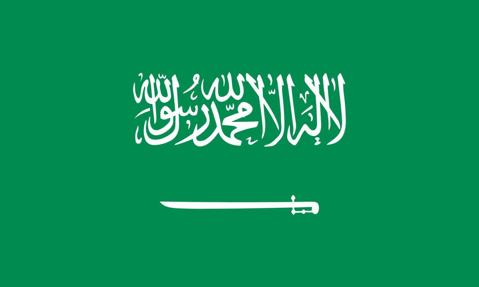 nationaal saudi Arabië vlag, officieel kleuren, en proporties. vector illustratie. eps 10 vector.