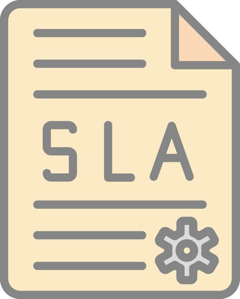 sla vector icoon ontwerp