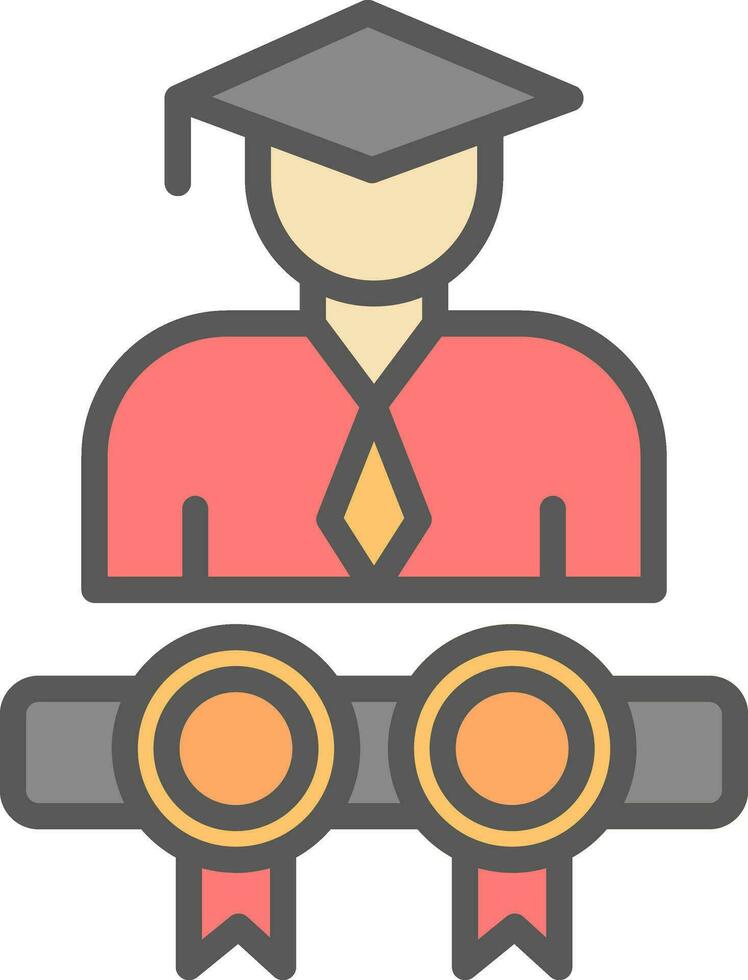 diploma's vector icoon ontwerp