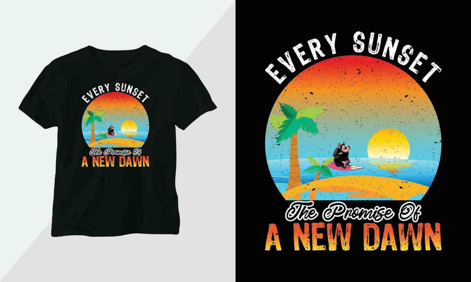 zomer surfing t-shirt ontwerp concept. allemaal ontwerpen zijn kleurrijk en gemaakt gebruik makend van surfplank, strand, zomer, zee, enz vector