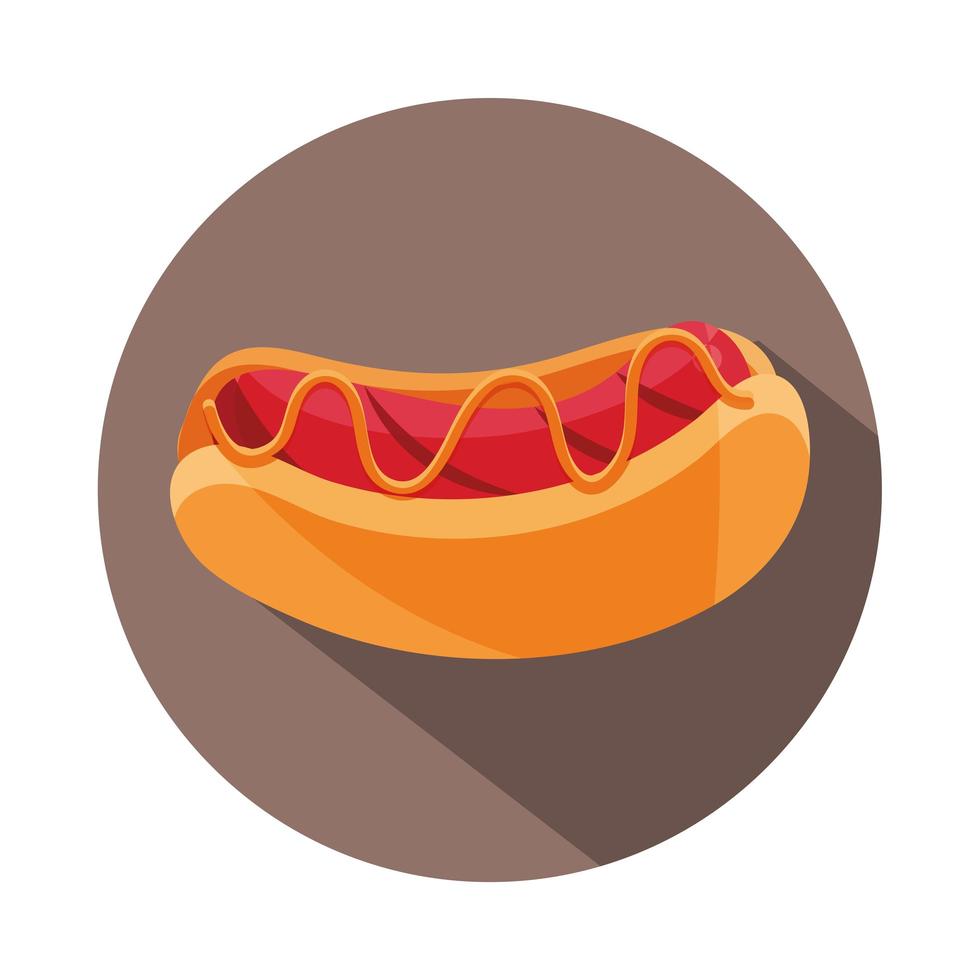 oktoberfest bier festival eten hotdog viering duits traditioneel blok en plat icoon vector