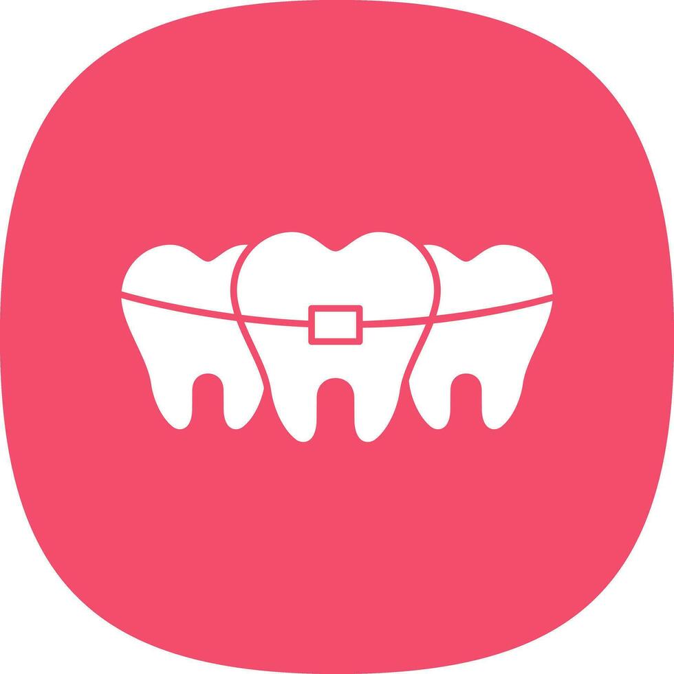 gebroken tand vector icoon ontwerp