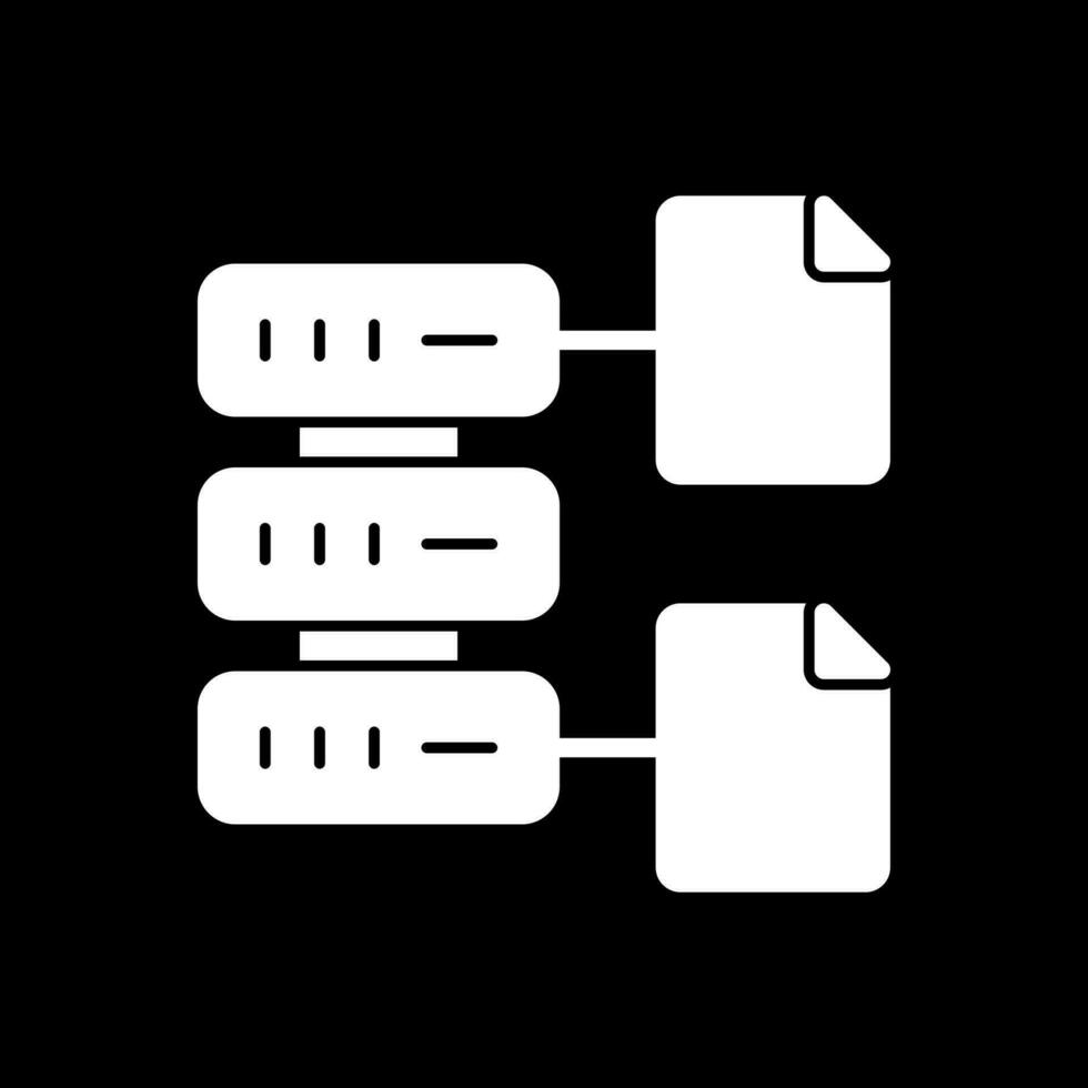 databank het dossier vector icoon ontwerp