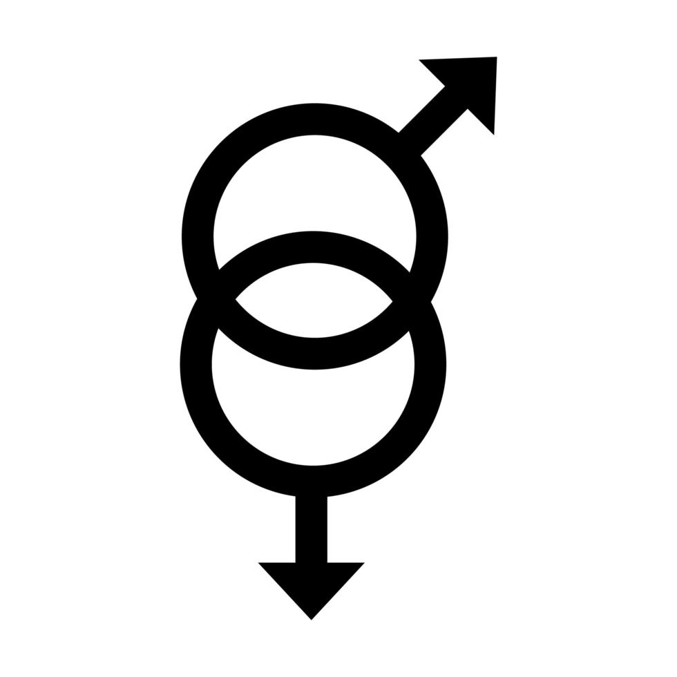 symboolpictogram seksuele geaardheid vector