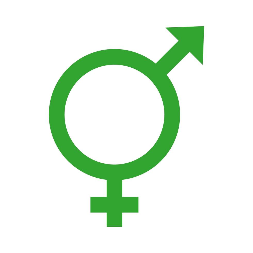 bigender symboolpictogram vector