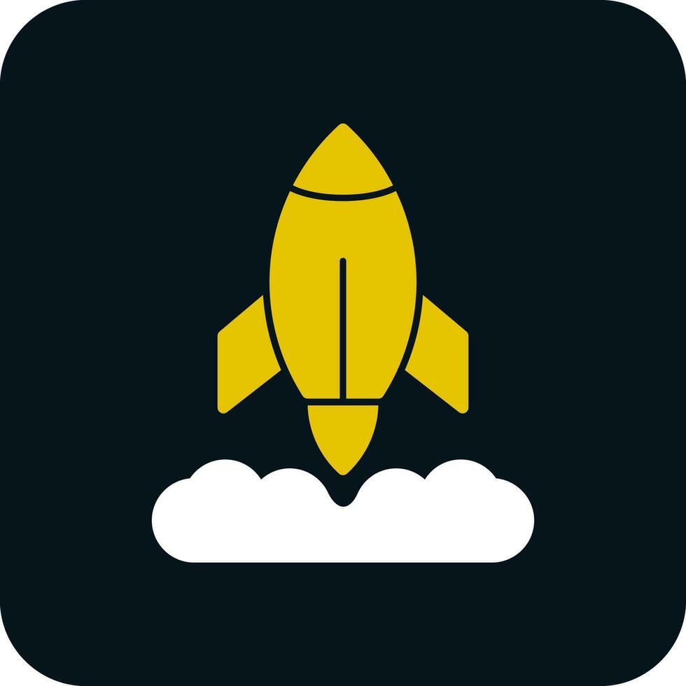 raket lancering vector icoon ontwerp