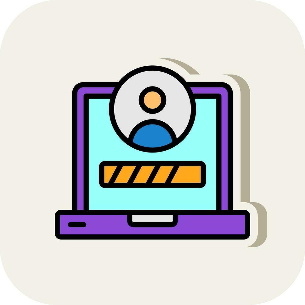 Log in vector icoon ontwerp