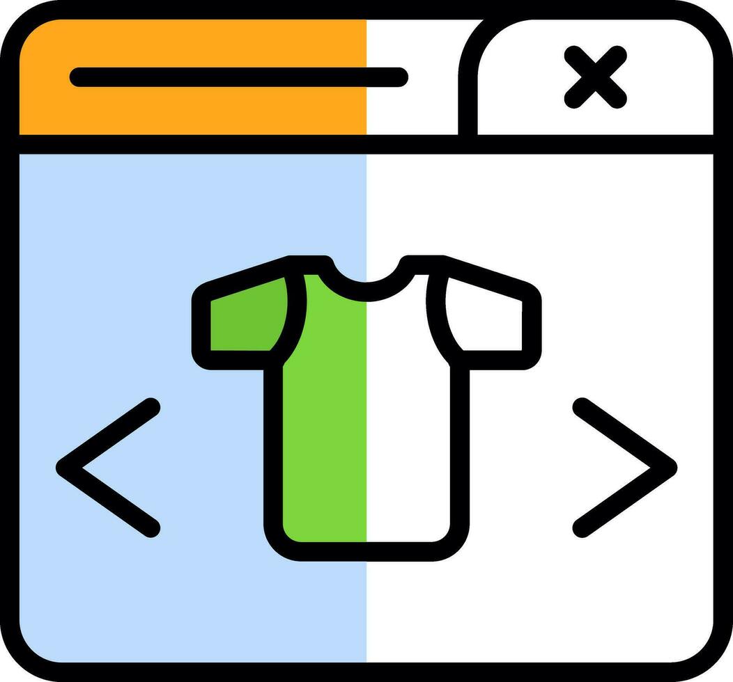 kleding op te slaan vector icoon ontwerp