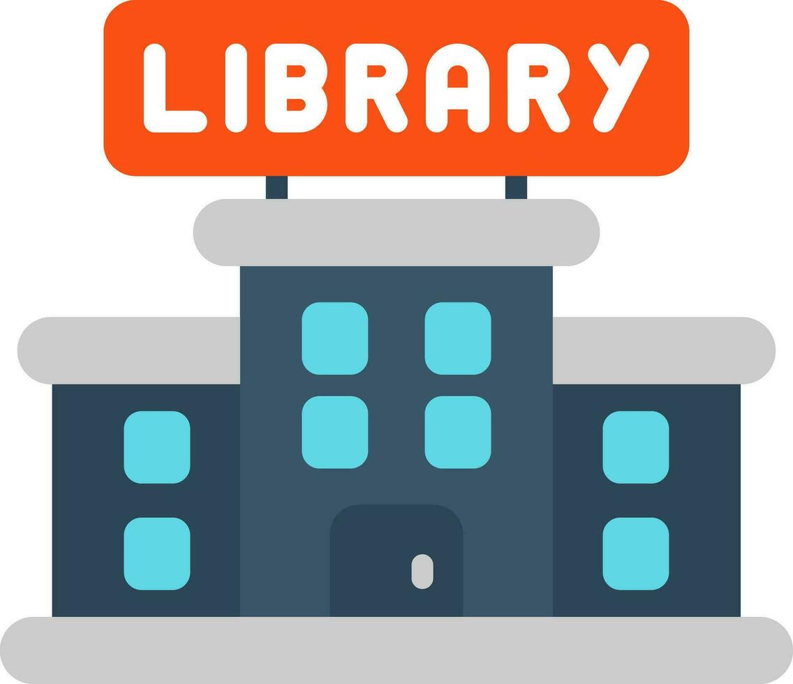 bibliotheek vector icoon ontwerp