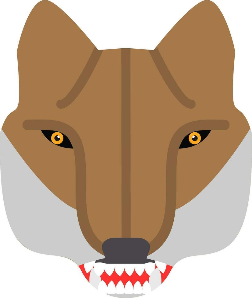 wolf vector icoon ontwerp