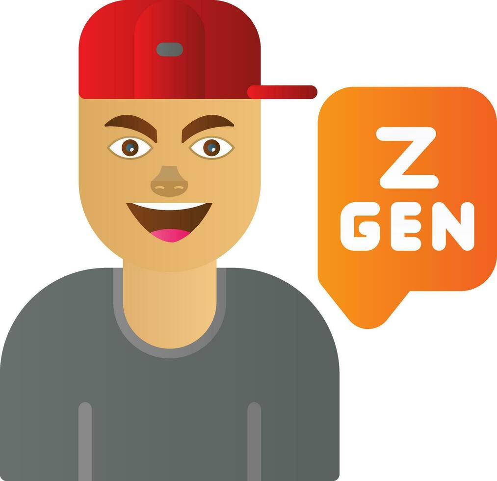 generatie z vector icoon ontwerp