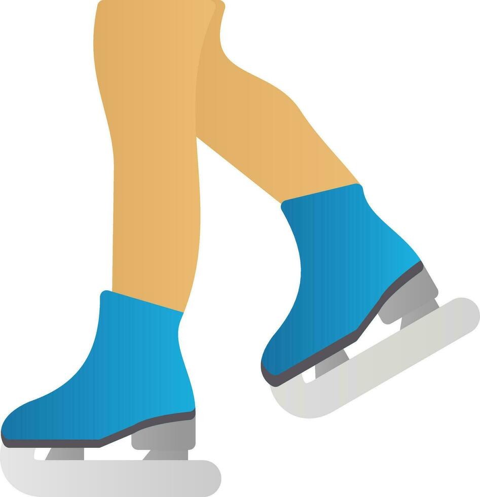 figuur het schaatsen vector icoon ontwerp