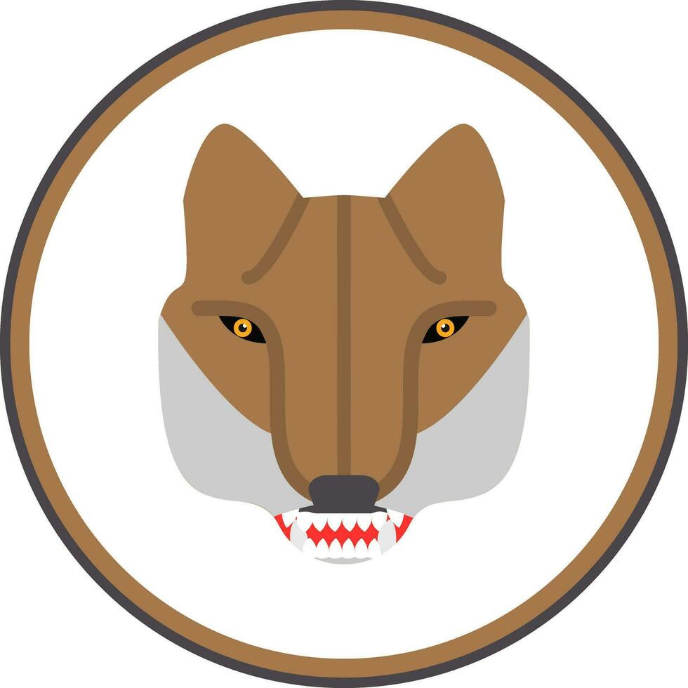 wolf vector icoon ontwerp