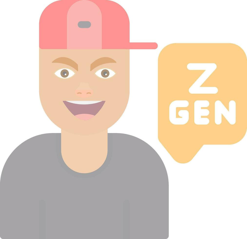 generatie z vector icoon ontwerp