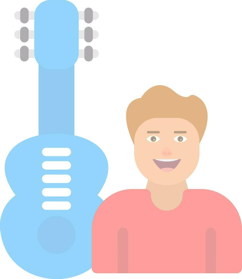 gitarist vector icoon ontwerp