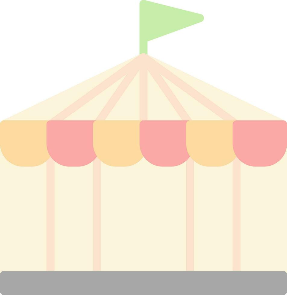 circus tent vector icoon ontwerp