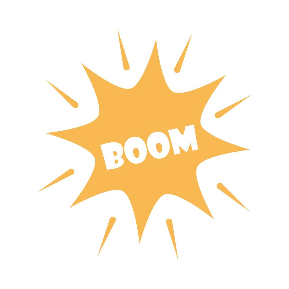 jargon bubbels boom woord over witte achtergrond plat pictogram ontwerp vector