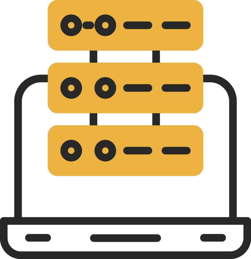 databank vector icoon ontwerp