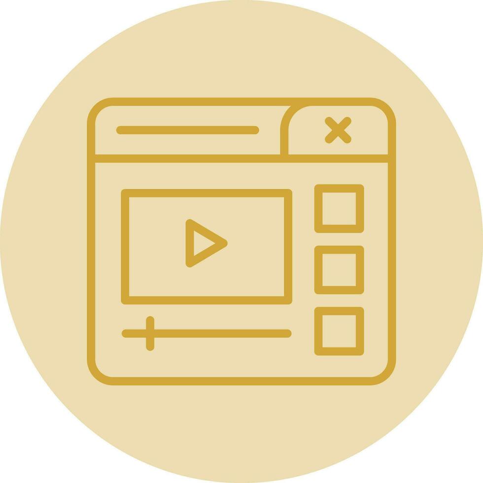 video speler vector icoon ontwerp