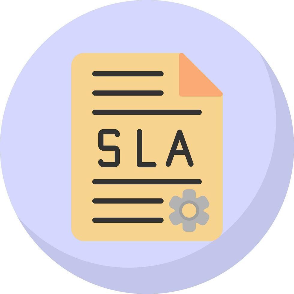 sla vector icoon ontwerp