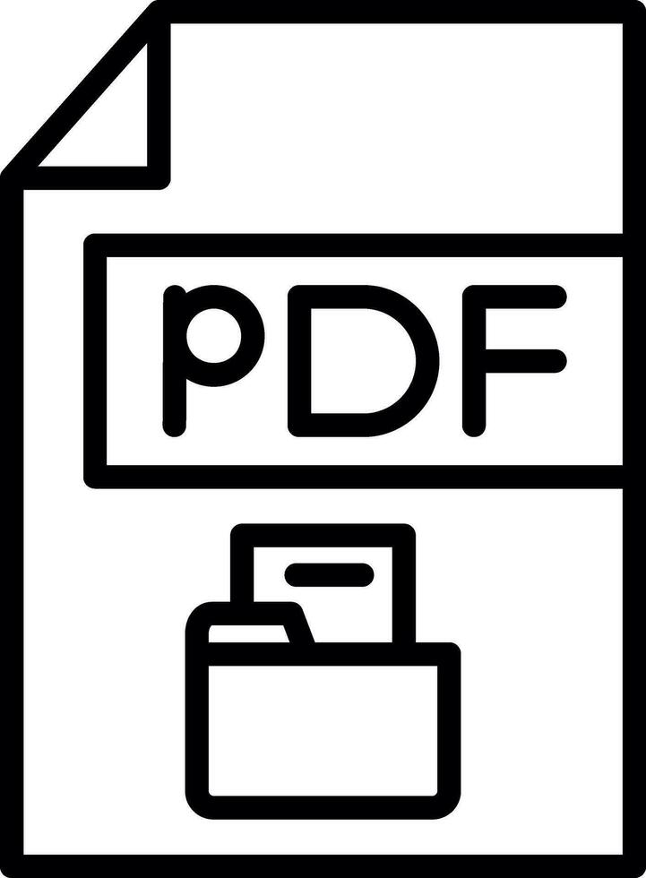 pdf vector icoon ontwerp