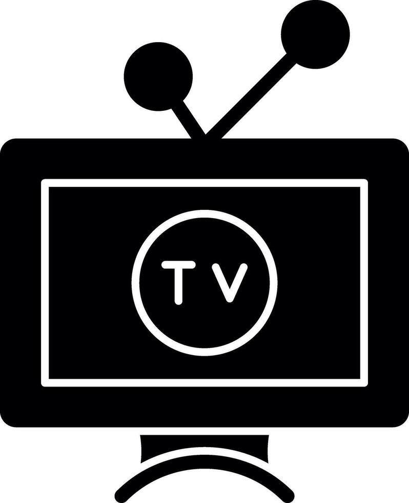 televisie vector icoon ontwerp