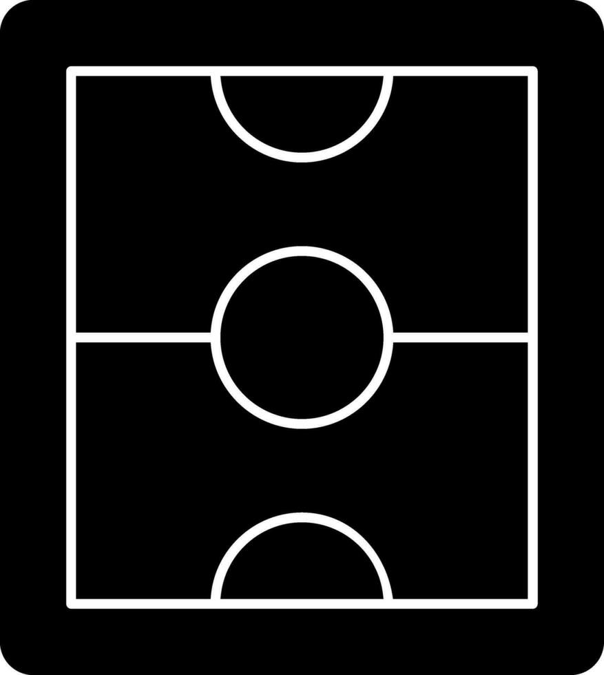voetbal veld- vector icoon ontwerp