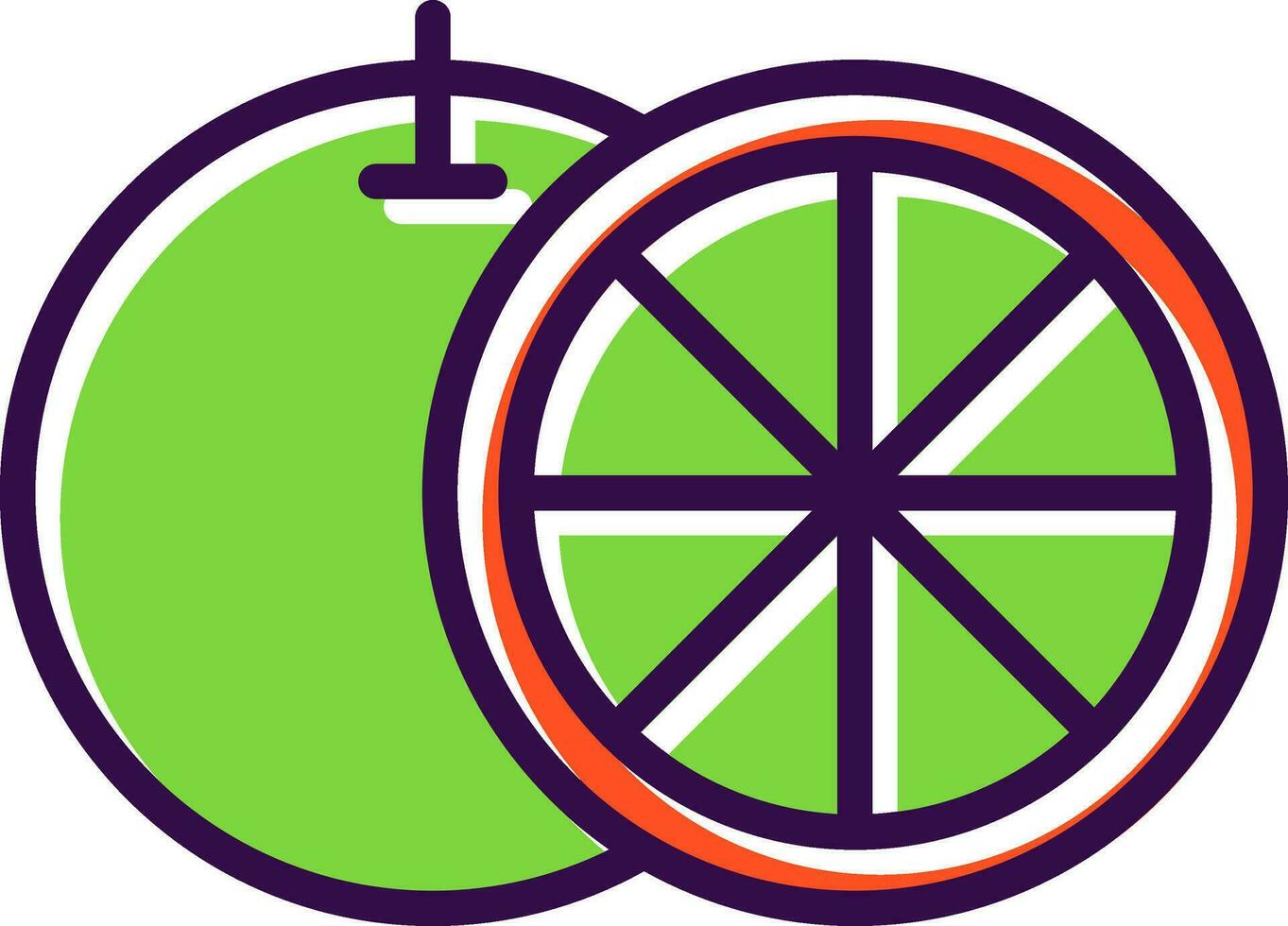 grapefruit vector icoon ontwerp