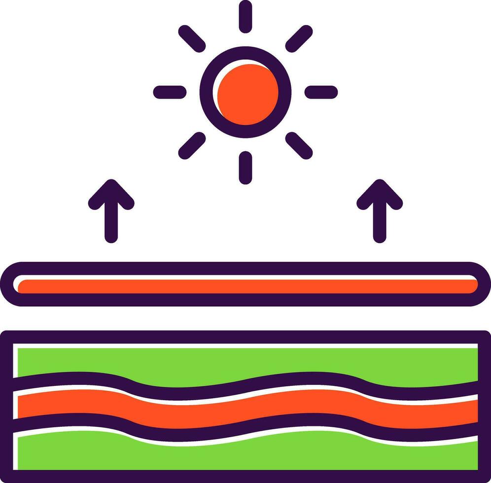 huid bescherming vector icoon ontwerp