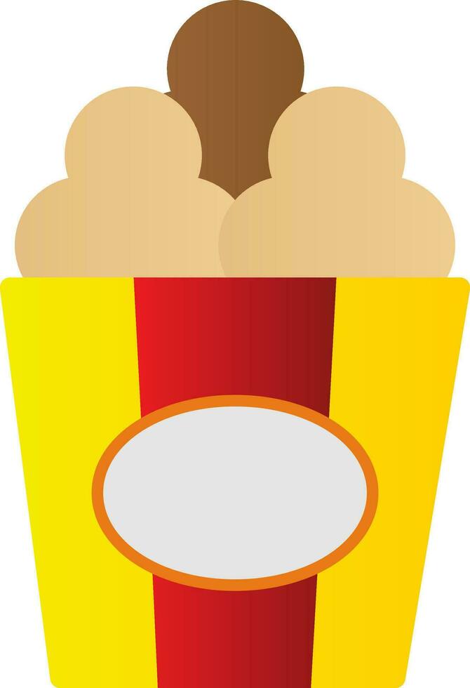 popcorn vector icoon ontwerp