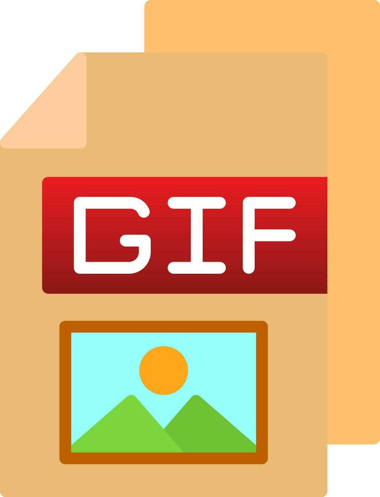 gif vector icoon ontwerp