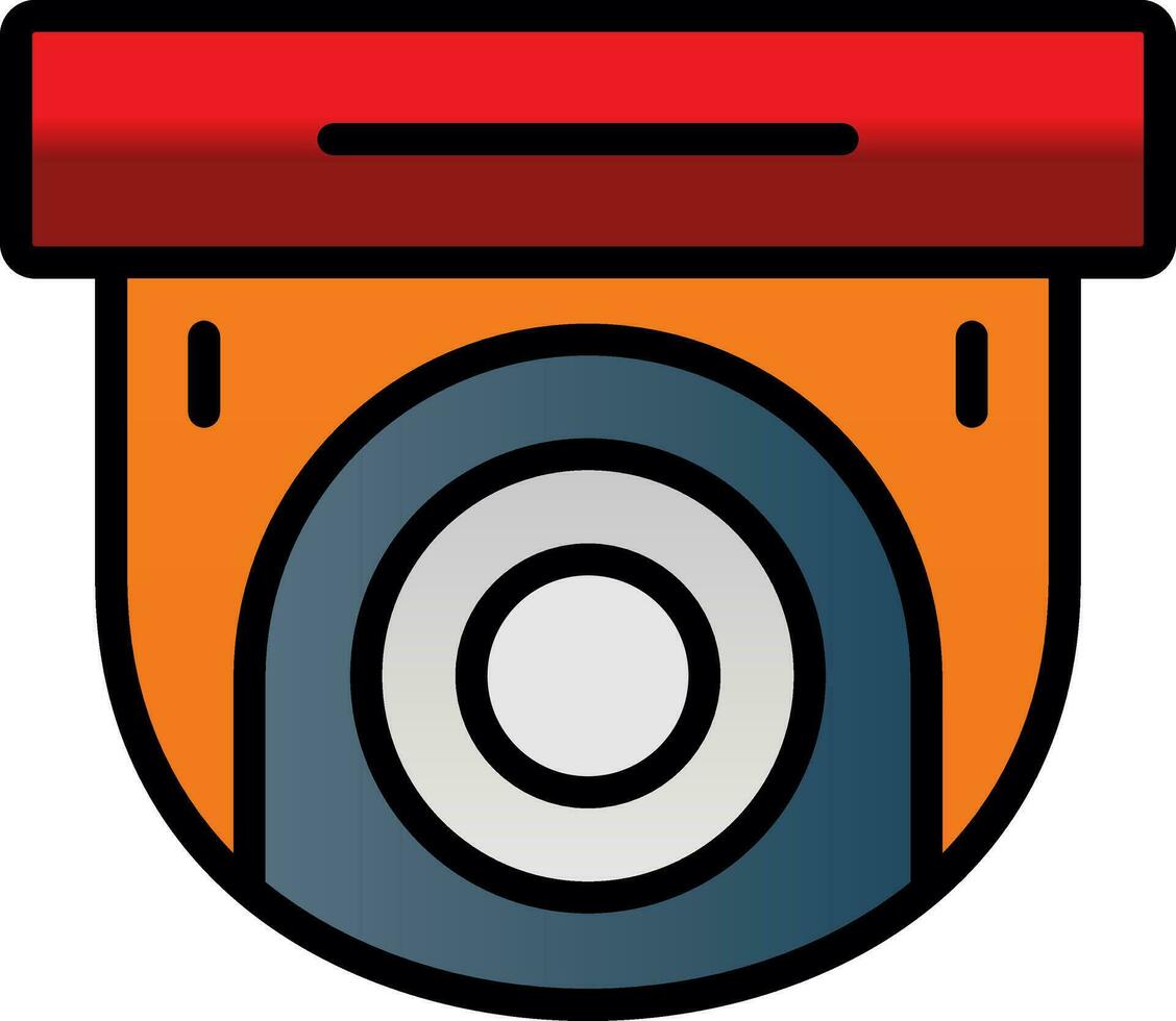 veiligheid camera vector icoon ontwerp