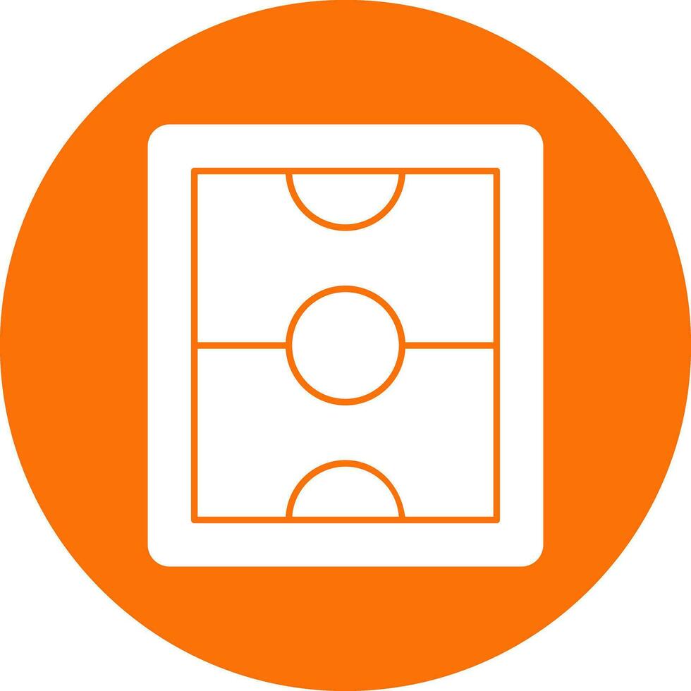 voetbal veld- vector icoon ontwerp