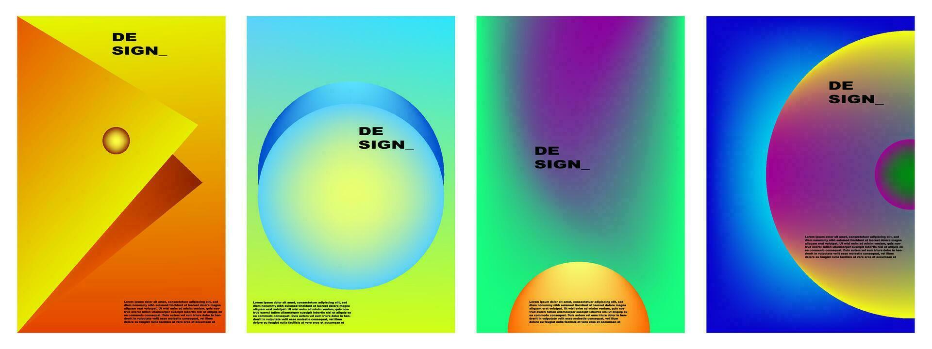 abstract kleurrijk achtergrond met verloop, voor banier, poster, sjabloon, folder, brochure, ontwerp, kaart, enz vector