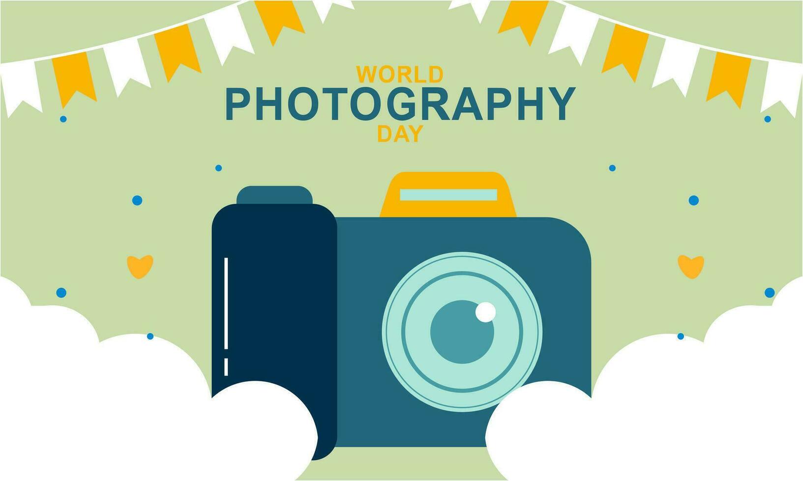 wereld fotografie dag illustratie vector