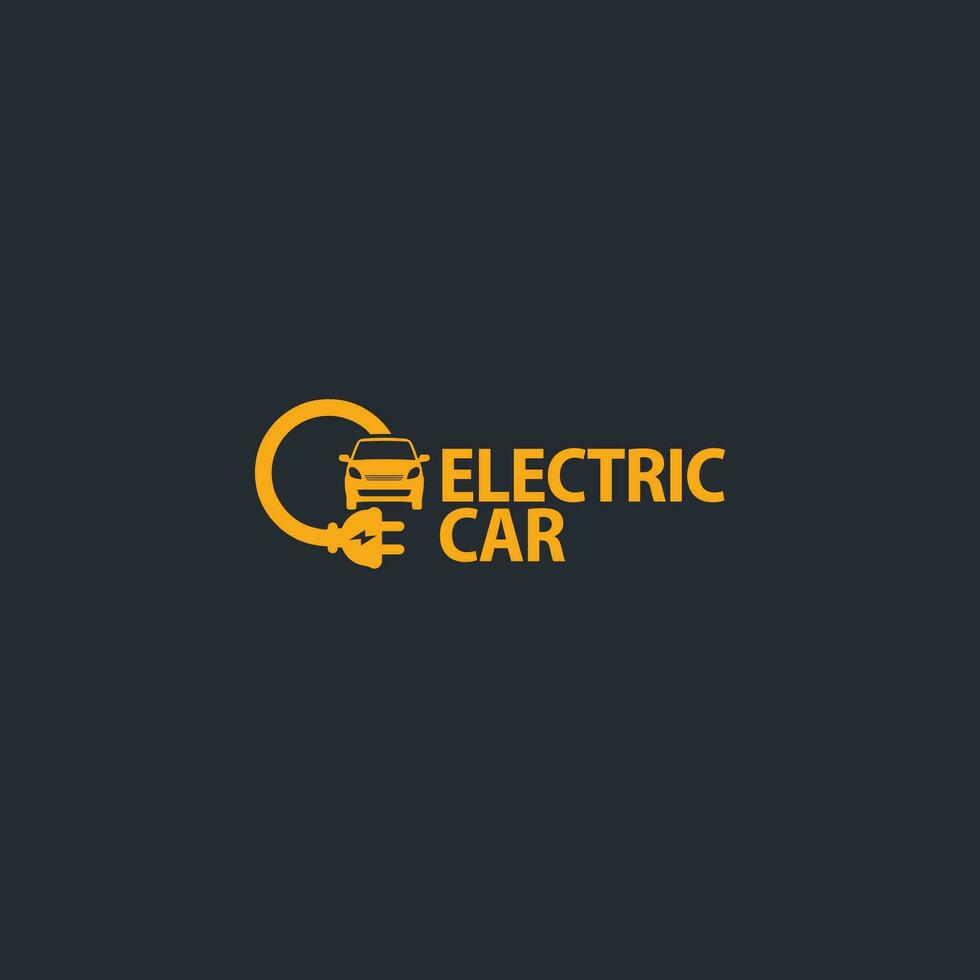 elektrisch auto logo vector
