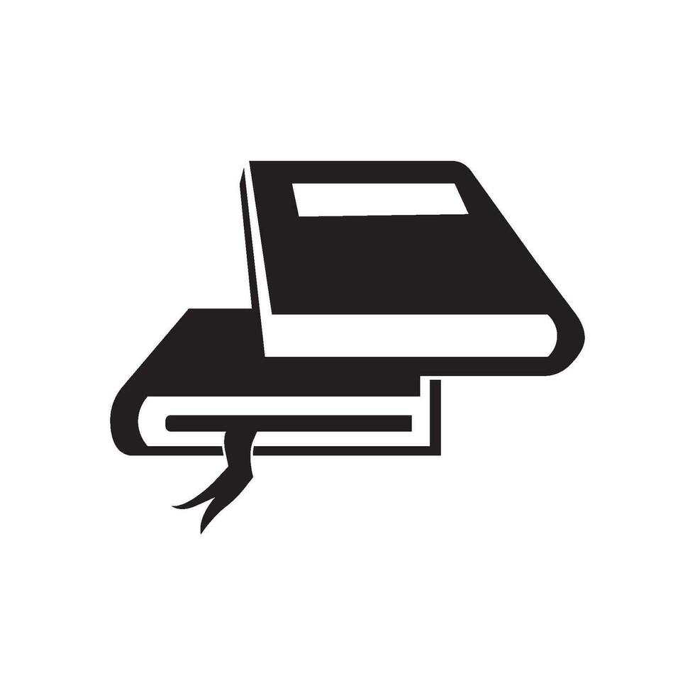 boek icoon gemakkelijk logo vector illustratie sjabloon ontwerp.