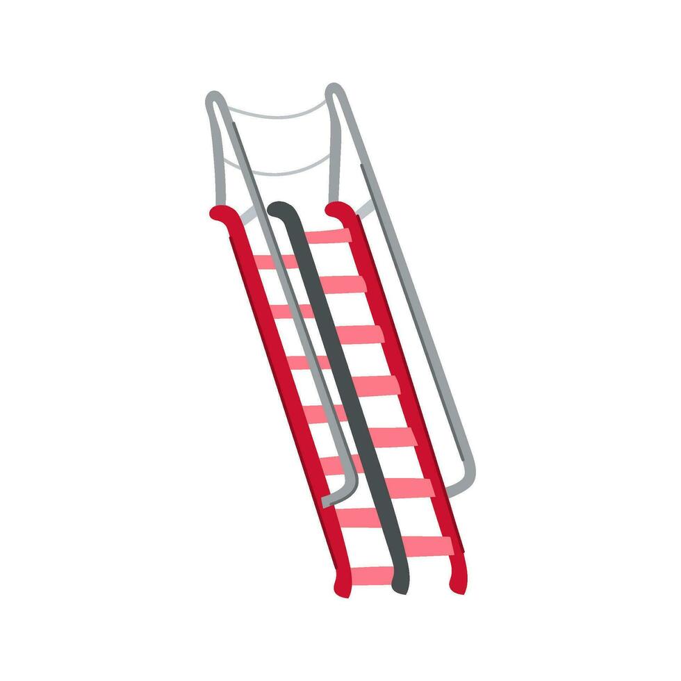 trappenhuis stap ladder tekenfilm vector illustratie