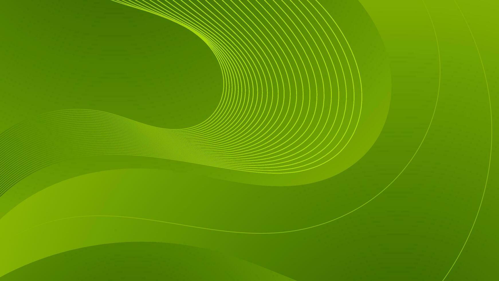 abstract groen helling Golf achtergrond voor bedrijf vector