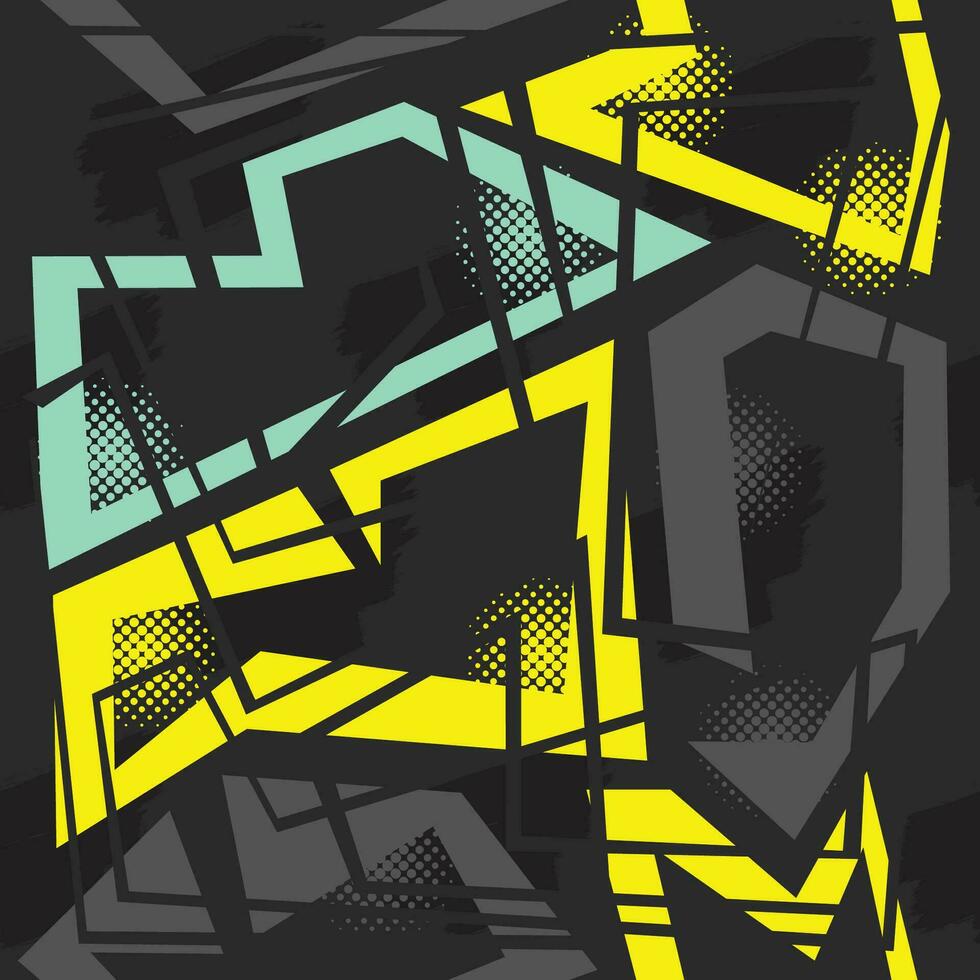 chaotisch stedelijk graffiti stijl abstract naadloos patroon vector